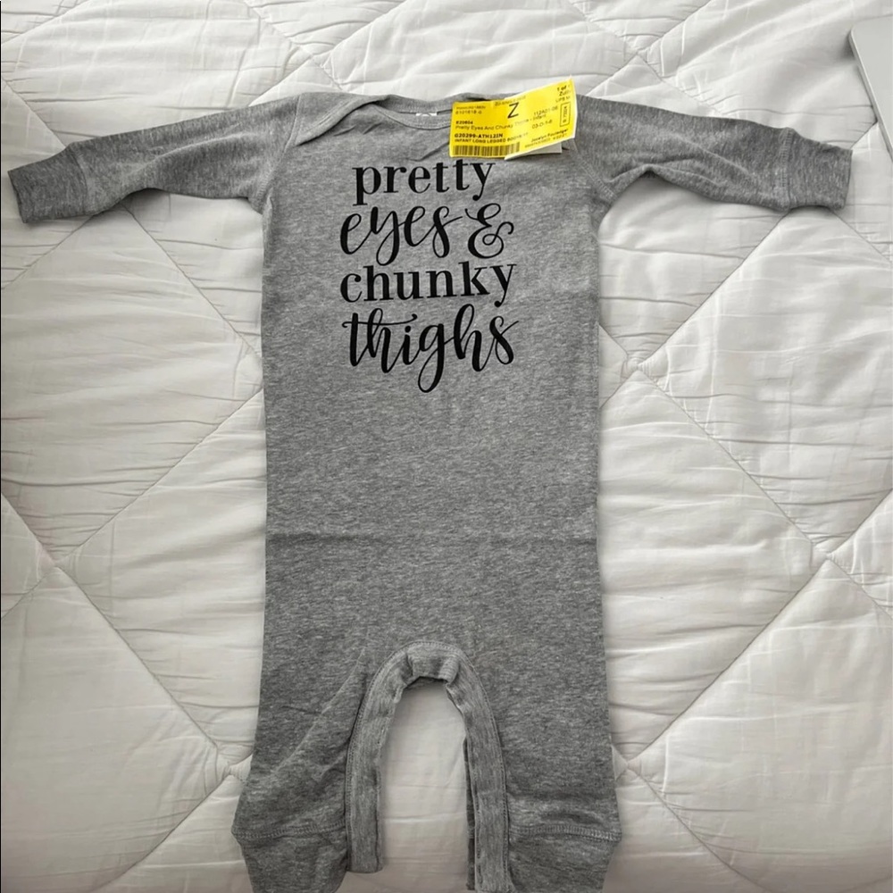 Pretty eyes & chunky thighs jumpsuit